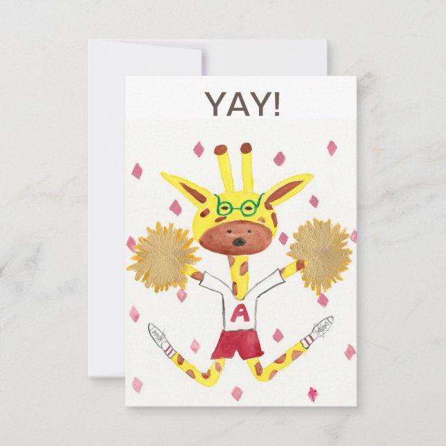 Yay! Greeting card (Front)