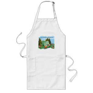 Yay, I wanna go Hiking, too! Long Apron