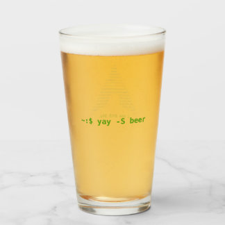 ~:$ yay -S beer Glass