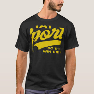 Yay Sports Do the Thing Win Points Swash Yellow T-Shirt