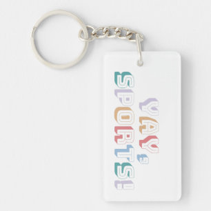 YAY, SPORTS! KEY RING