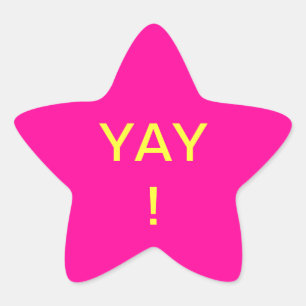 Yay! Star Sticker