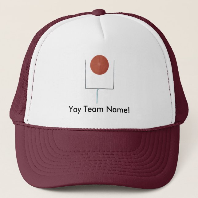 Yay Team Custom Football Hats (Front)