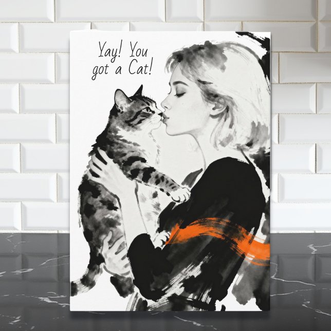 Yay! You got a Cat | Congratulations Card (Creator Uploaded)