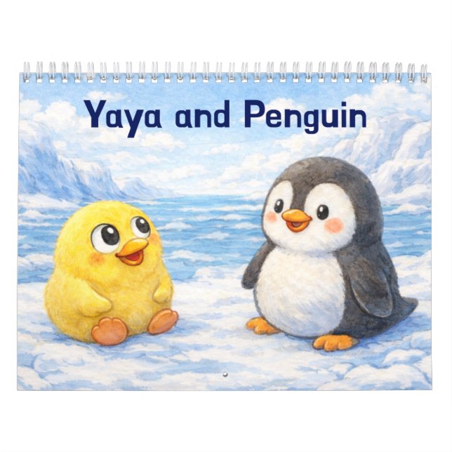 Yaya and Penguin Calendar (Cover)