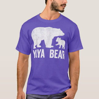 Yaya Bear Mothers Day Shirts, Funny Cub Kid Greek  T-Shirt