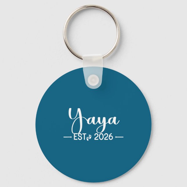 Yaya Est 2026 New Matching Mother To Be 2026  Key Ring (Front)