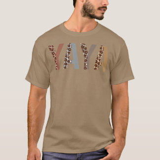 Yaya Leopard Print Mum Cute Mothers Day Funny Gran T-Shirt