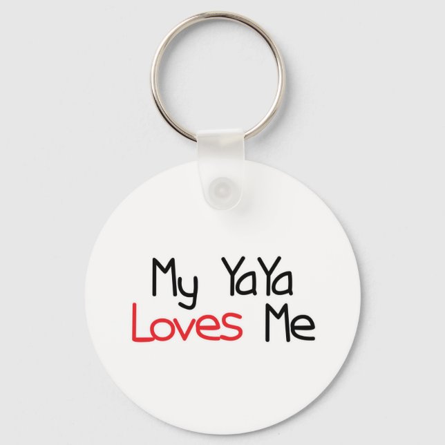 YaYa Loves Me Key Ring (Front)