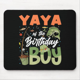 Yaya of The Birthday Boy Fishing Family Bday Party Mouse Mat