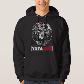 Yayasaurus Dinosaur Yaya Saurus  Grandma Hoodie