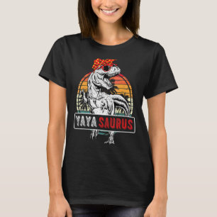 Yayasaurus Rex Dinosaur Family Yaya Saurus Mothers T-Shirt