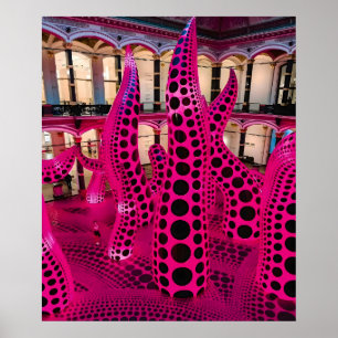 Yayoi Kusama art painting Poster