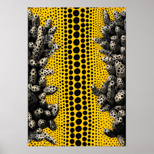 Yayoi Kusama art painting Poster