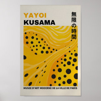 Yayoi Kusama Inspired Abstract Art Print 