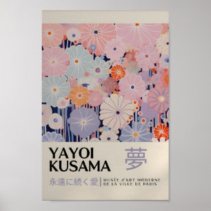 Yayoi Kusama Inspired Abstract Art Print