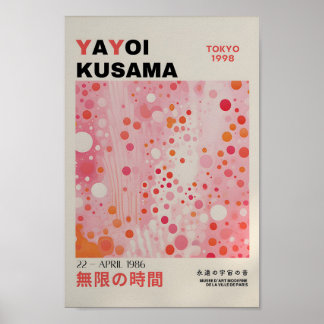 Yayoi Kusama Inspired Abstract Art Print