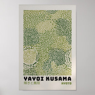 Yayoi Kusama Inspired Abstract Art Print