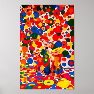 Yayoi Kusama painting Poster