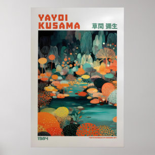 Yayoi Kusama Poster - Abstract Yayoi Kusama