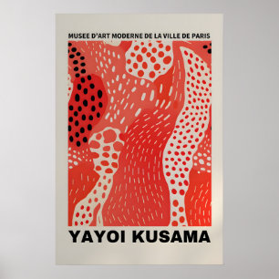 Yayoi Kusama Print - Abstract Yayoi Kusama Poster
