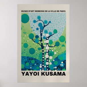 Yayoi Kusama Print - Abstract Yayoi Kusama Poster