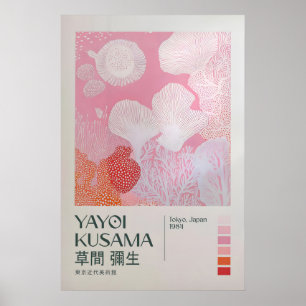 Yayoi Kusama Print, Modern Art Print, Livingroom Poster