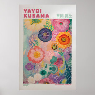 Yayoi Kusama Print, Modern Art Print, Maximalist Poster