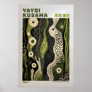 Yayoi Kusama Print, Modern Art Print, Maximalist Poster