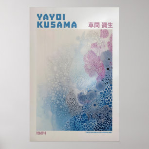 Yayoi Kusama Print, Modern Art Print, Maximalist Poster
