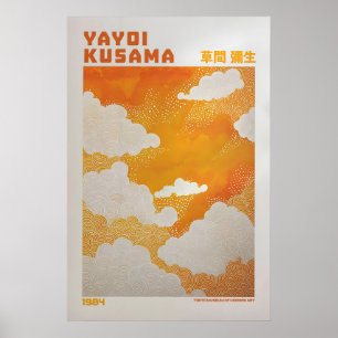 Yayoi Kusama Print, Modern Art Print, Maximalist Poster