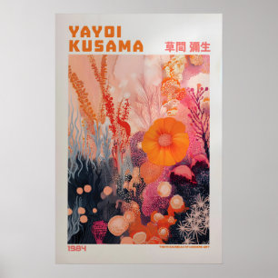 Yayoi Kusama Print, Modern Art Print, Yayoi Kusama Poster