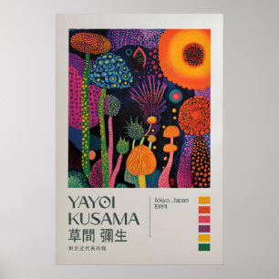 Yayoi Kusama Print, Modern Art Print, Yayoi Kusama Poster