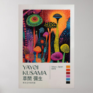 Yayoi Kusama Print, Modern Art Print, Yayoi Kusama Poster