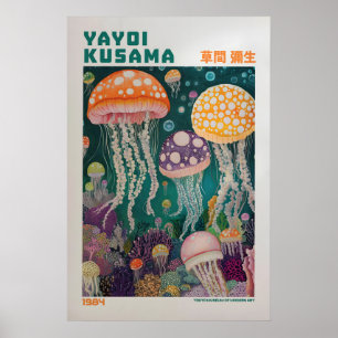 Yayoi Kusama Print, Modern Art Print, Yayoi Kusama Poster