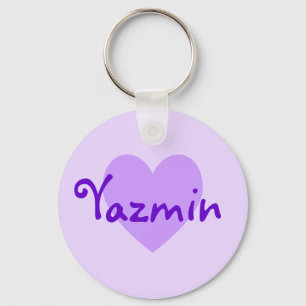 Yazmin in Purple Key Ring