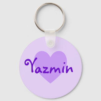 Yazmin in Purple Key Ring