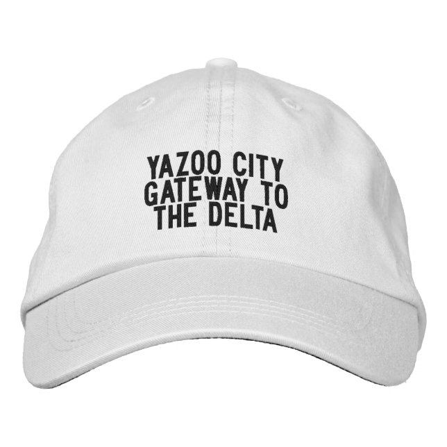 YAZOO CITY Mississippi Hat (Front)