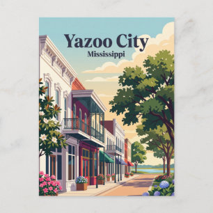 Yazoo City, Mississippi Postcard