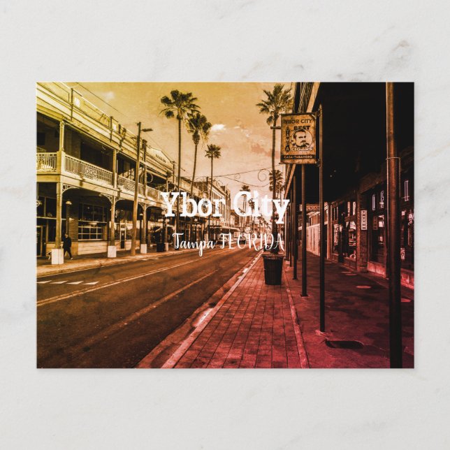 Ybor City, Tampa FLORIDA  Postcard (Front)