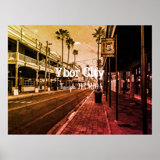 Ybor City, Tampa FLORIDA   Poster (Front)