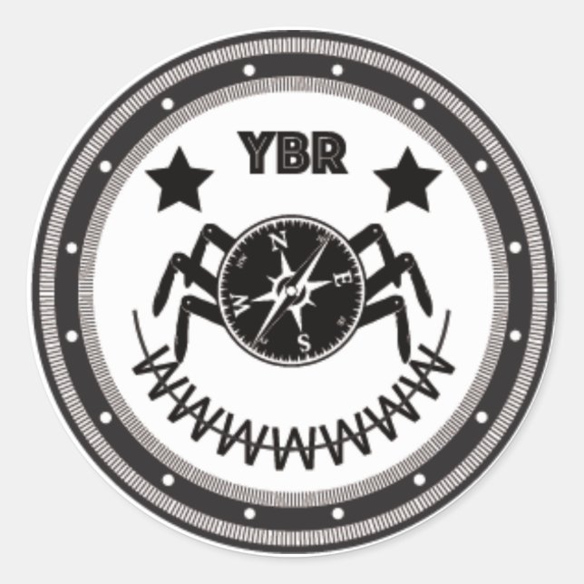 YBRclown Classic Round Sticker (Front)