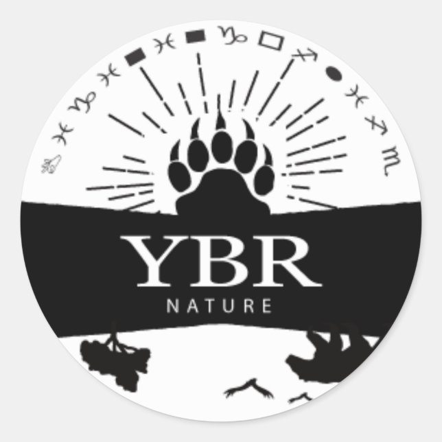 YBRnature_sticker Classic Round Sticker (Front)