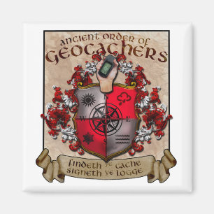 Ye Ancient Order of Geocachers magnet