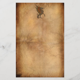 Ye Old Mediaeval Dragon Design Stationery