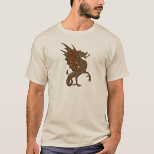 Ye Old Mediaeval Dragon Design T-Shirt