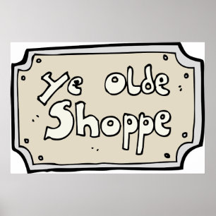 Ye Old Shoppe Sign