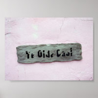 Ye Olde Gaol Sign, Green Turtle Cay, Bahamas