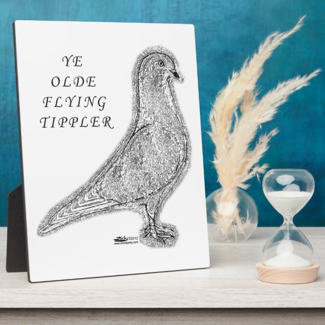 Ye Olde Tippler Pigeon Plaque (Side)