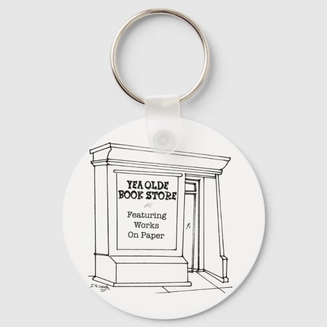 Yea Olde Book Store Key Ring (Front)